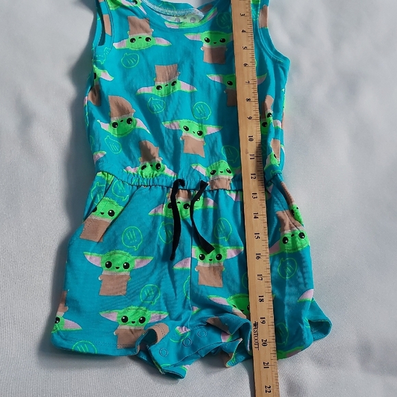 Star Wars Girls Blue Character Pajamas Size 3T - Picture 4 of 8